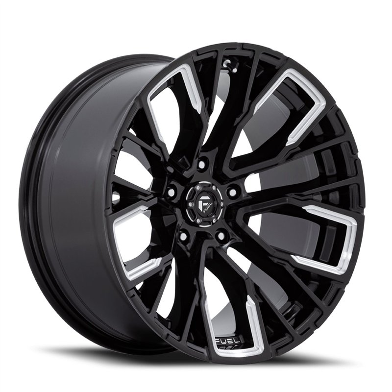 Fuel Off-Road | D849 REBAR 22x12.0 ET-44 - GLOSS BLACK MILLED