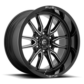 Fuel Off-Road | D761 CLASH 20x9.0 ET20 - GLOSS BLACK MILLED