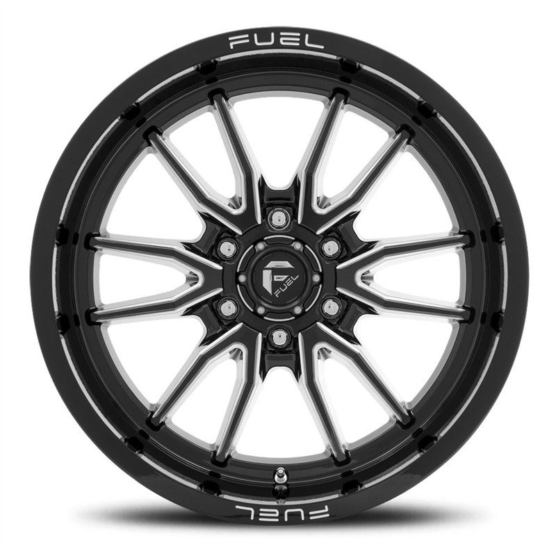 Fuel Off-Road | D761 CLASH 20x9.0 ET20 - GLOSS BLACK MILLED