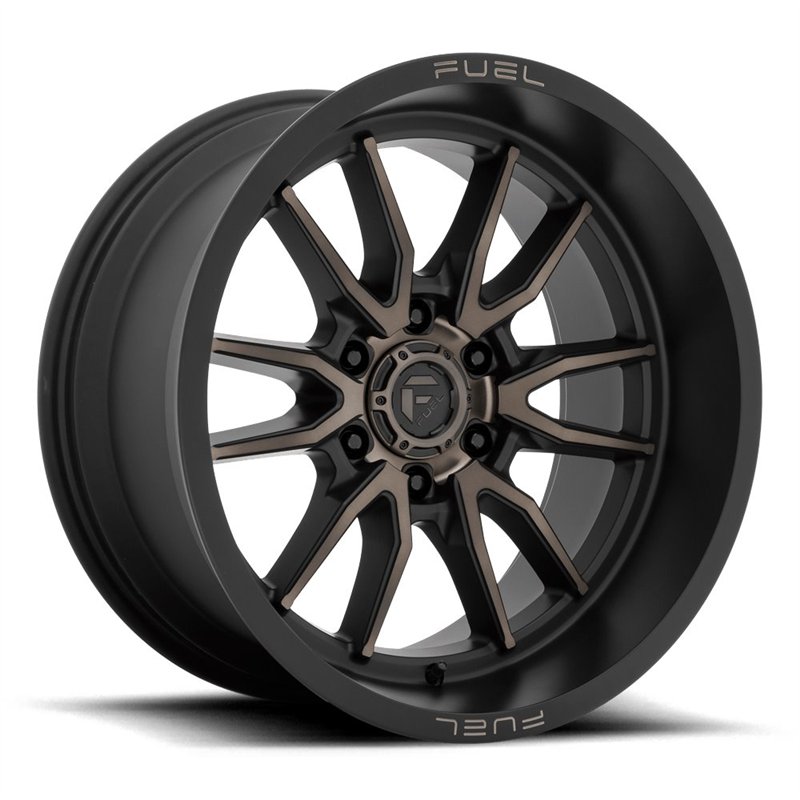 Fuel Off-Road | D762 CLASH 17x9.0 ET1 - MATTE BLACK DOUBLE DARK TINT