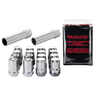 McGard | Tuner Style Cone Seat Wheel Installation Kit-Chrome - Acura / Chevrolet / Dodge / Fiat / Ford / Honda 1978-2023