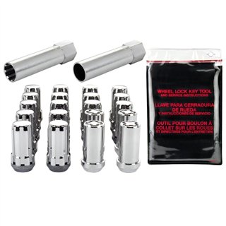 McGard | Tuner Style Cone Seat Wheel Installation Kit-Chrome - Chevrolet / Dodge / Ford / GMC / Jeep 1964-2019