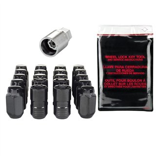 McGard | Cone Seat Exposed Style Wheel Installation Kit-Black - Acura / Buick / Cadillac / Chevrolet / Chrysler / Dodge 2000-202