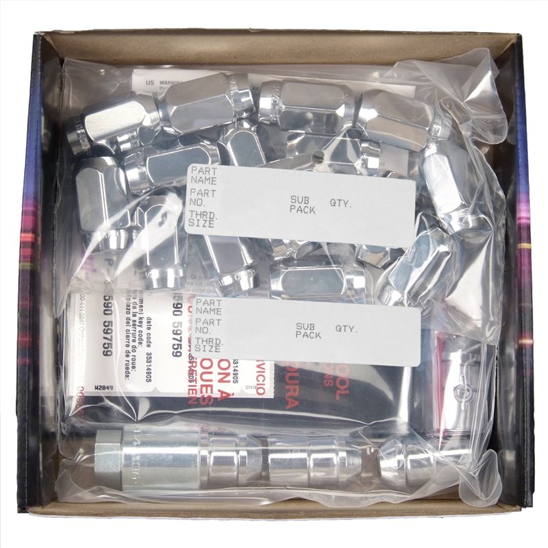 McGard | Cone Seat Exposed Style Wheel Installation Kit-Chrome - Chevrolet / Dodge / Ford / GMC / Jeep / Lincoln / Mercury / Ply