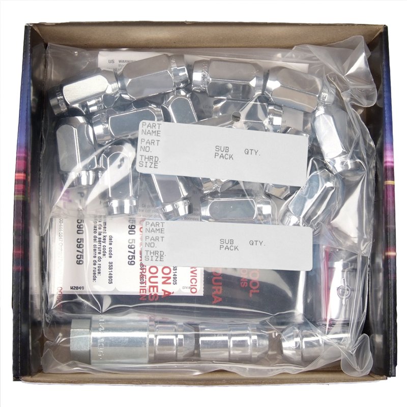 McGard | Cone Seat Exposed Style Wheel Installation Kit-Chrome - Chevrolet / Plymouth / Pontiac 1963-1982