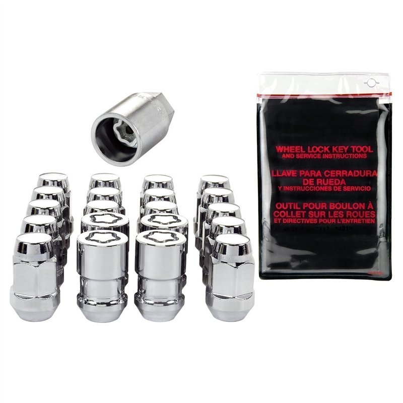 McGard | Cone Seat Exposed Style Wheel Installation Kit-Chrome - Acura / Buick / Cadillac / Chevrolet 1978-2023