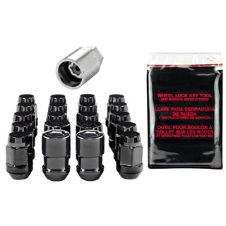 McGard | Cone Seat Exposed Style Wheel Installation Kit-Black - Acura / Buick / Cadillac / Chevrolet 1978-2023