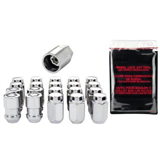 McGard | Cone Seat Exposed Style Wheel Installation Kit-Chrome - Chrysler / Dodge / Eagle / Ford / Genesis / Honda / Hyundai 197