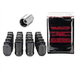 McGard | Cone Seat Exposed Style Wheel Installation Kit-Black - Chrysler / Dodge / Eagle / Ford / Genesis / Honda / Hyundai 1978