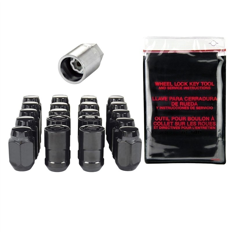 McGard | Cone Seat Exposed Style Wheel Installation Kit-Black - Chrysler / Dodge / Eagle / Ford / Genesis / Honda / Hyundai 1978