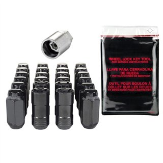 McGard | Cone Seat Exposed Style Wheel Installation Kit-Black - Buick / Cadillac / Chevrolet 1995-2024