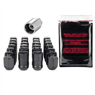 McGard | Cone Seat Exposed Style Wheel Installation Kit-Black - Buick / Cadillac / Chevrolet / Ford / GMC / Honda / Hummer / Hyu