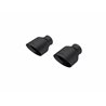 MBRP | Exhaust 5in. OD, SEC 70 inlet, 7.7in. in length, Dual Wall, Angle Cut, BLK Tip Pairs. - Charger / Durango 2015-2025