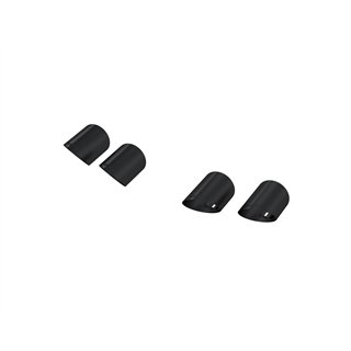 MBRP | Exhaust 4in OD Quad Tip Cover Kit BLK - Mustang 2015-2025