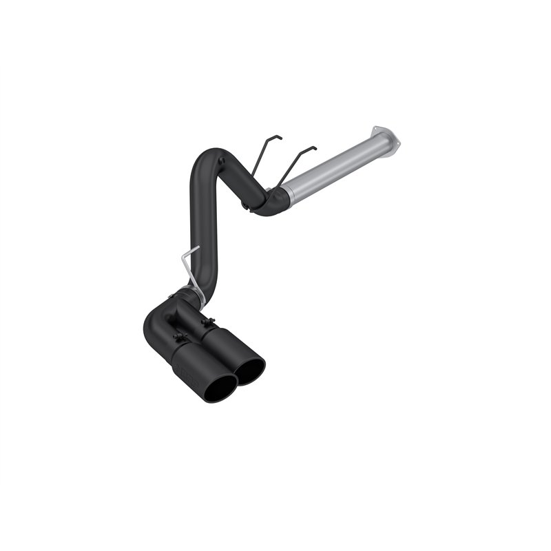 MBRP | 4in. Filter Back. Single Side Dual Exit. BLK - F-250 / F-350 6.7L 2017-2025