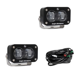 Baja Designs | - 237801 - S2 SAE LED Auxiliary Light Pod Pair