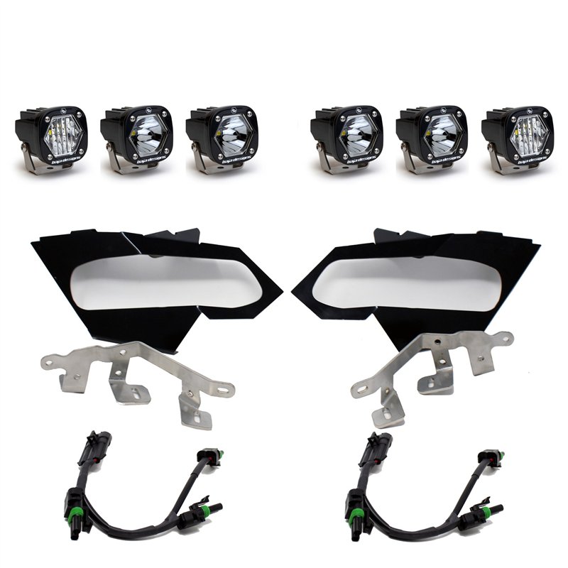 Baja Designs | - 447074 - S1 Triple LED Headlight Kit