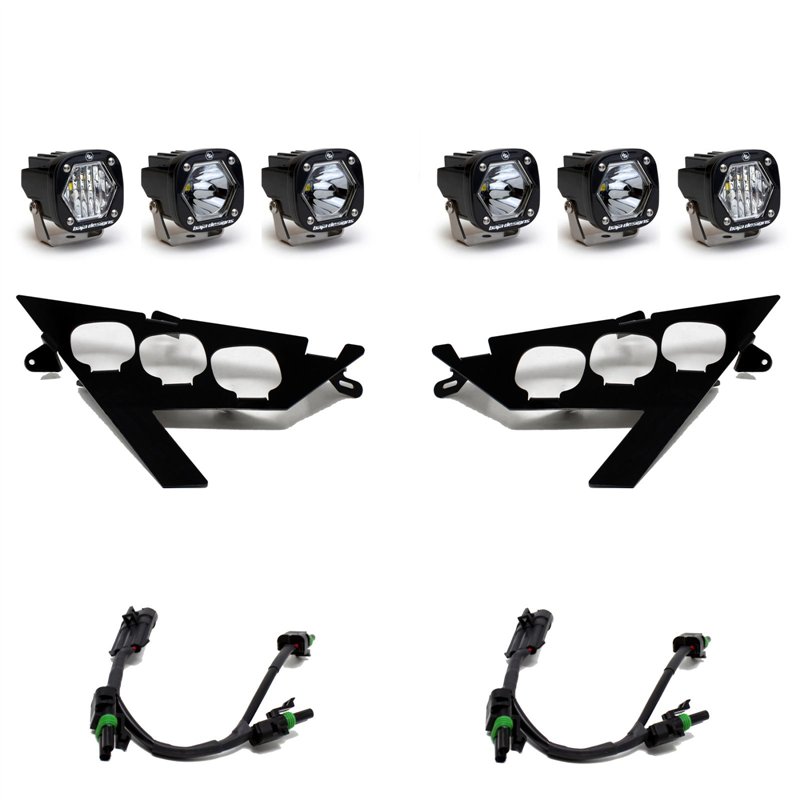 Baja Designs | - 447157 - S1 Triple LED/Laser Headlight Kit