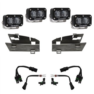 Baja Designs | - 448164 - Dodge/Ram Dual S2 SAE Fog Pocket Light Kit