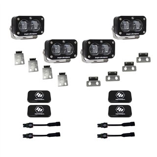 Baja Designs | - 448166 - Ford Raptor S2 SAE Dual Fog Pocket Kit