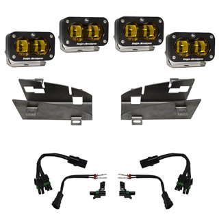 Baja Designs | - 448169 - Dodge/Ram Dual S2 SAE Fog Pocket Light Kit