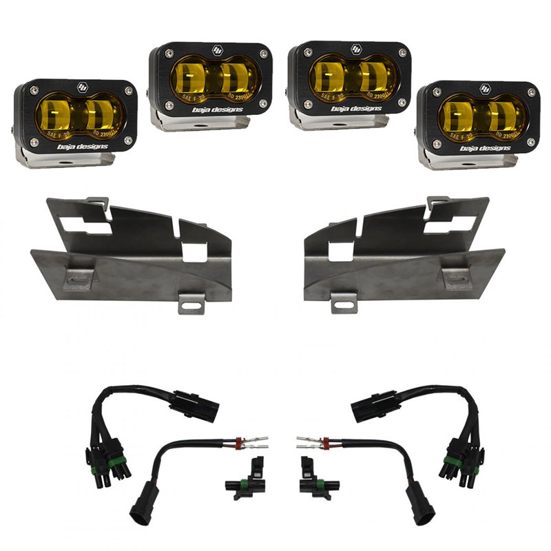 Baja Designs | - 448169 - Dodge/Ram Dual S2 SAE Fog Pocket Light Kit