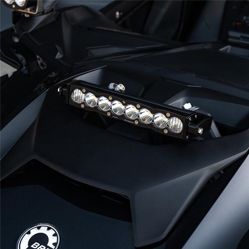 Baja Designs | Can-Am Maverick R 10in S8 Shock Tower Kit - Light Pattern: Driving/Combo Color: Clear