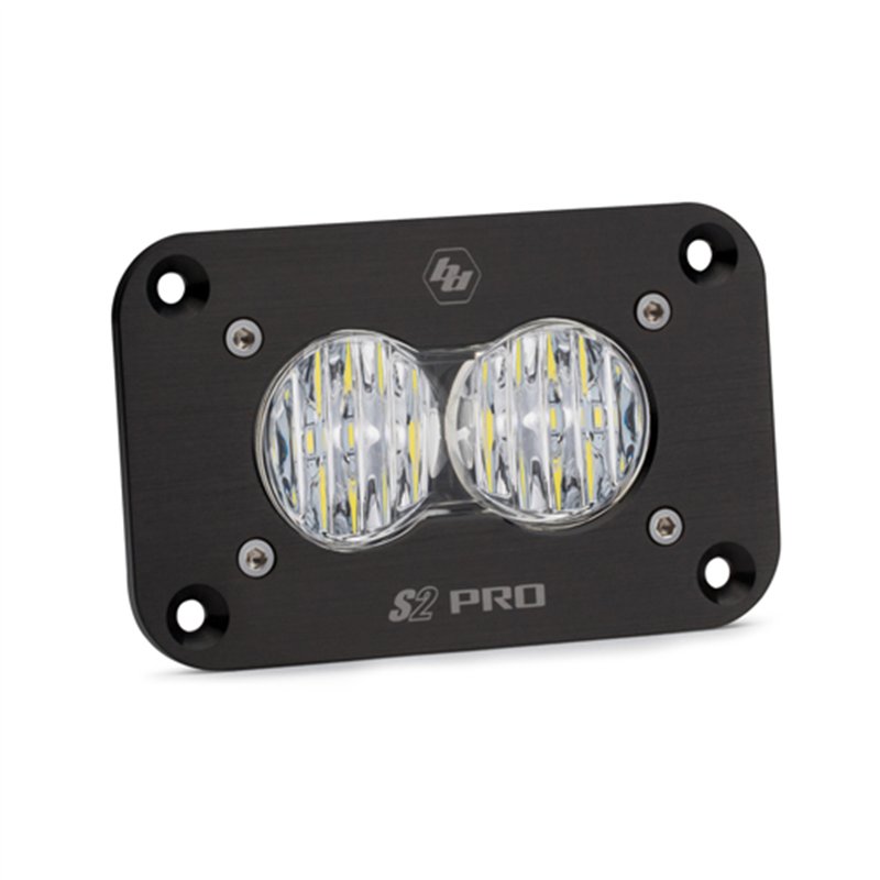 Baja Designs | - 481005 - S2 Pro Black Flush Mount LED Auxiliary Light Pod