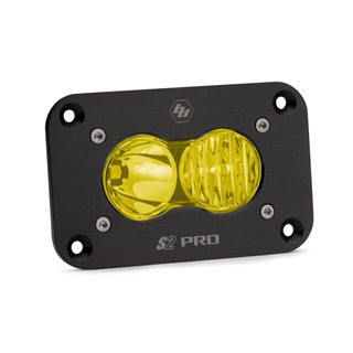 Baja Designs | - 481013 - S2 Pro Black Flush Mount LED Auxiliary Light Pod