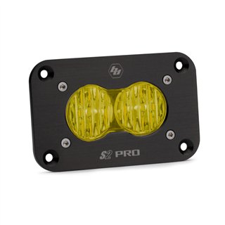 Baja Designs | - 481015 - S2 Pro Black Flush Mount LED Auxiliary Light Pod