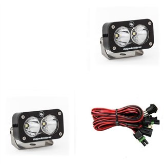 Baja Designs | - 487806 - S2 Pro Black LED Auxiliary Light Pod Pair