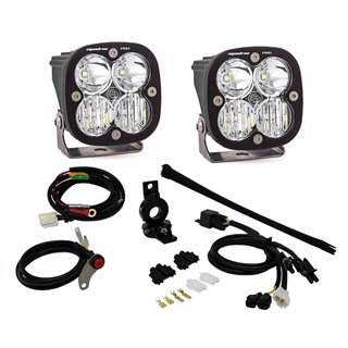 Baja Designs | - 497084 - Adventure Bike Squadron Pro Auxiliary Light Kit