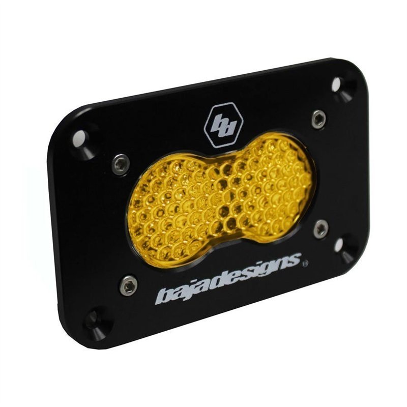 Baja Designs | - 541016 - S2 Sport Black Flush Mount LED Auxiliary Light Pod
