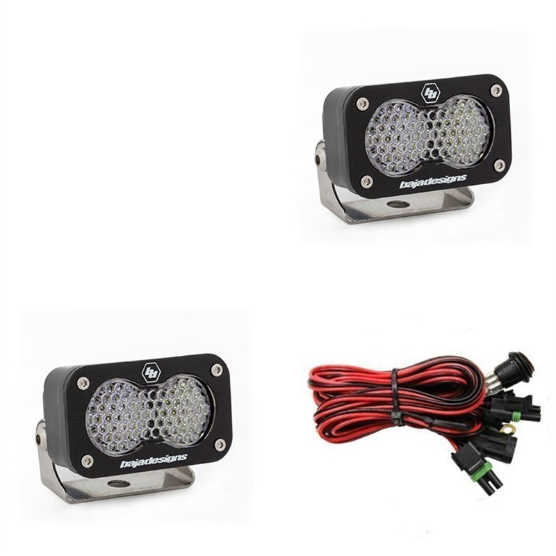 Baja Designs | - 547806 - S2 Sport Black LED Auxiliary Light Pod Pair