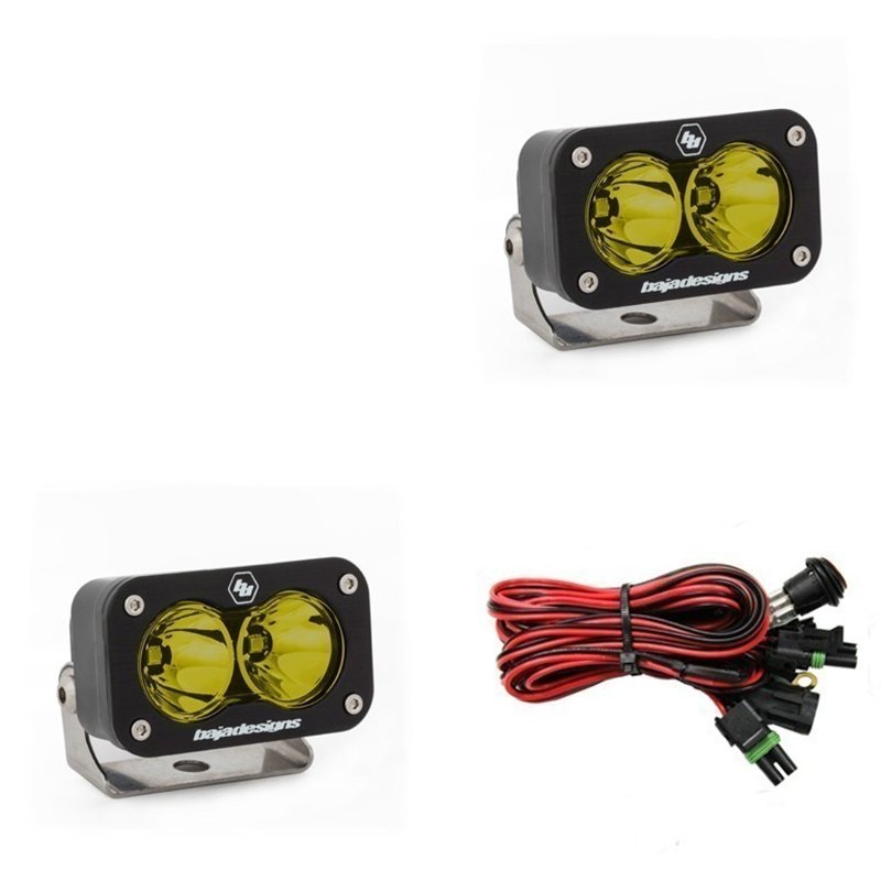 Baja Designs | - 547811 - S2 Sport Black LED Auxiliary Light Pod Pair