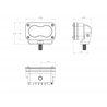 Baja Designs | - 547811 - S2 Sport Black LED Auxiliary Light Pod Pair