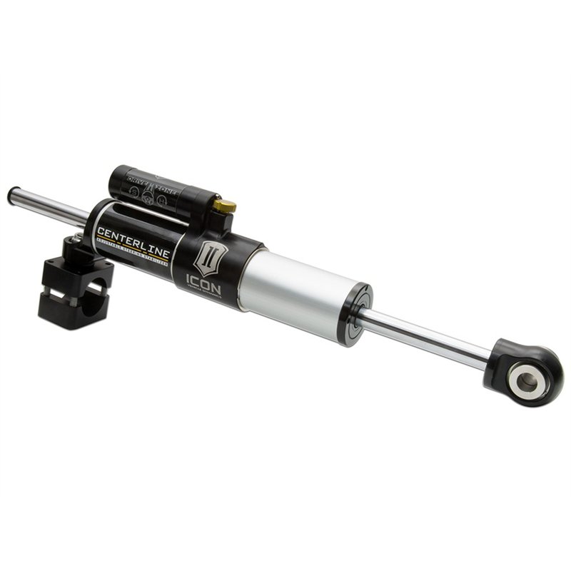 ICON Alloys | 2007-18 Jeep JK Wrangler, Centerline Steering Stabilizer, Adjustable - Wrangler (JK) 3.6L / 3.8L 2007-2018