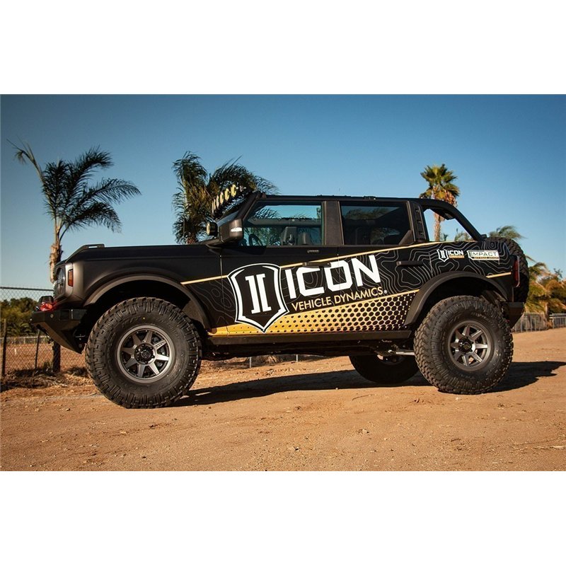 ICON Alloys | 2021-2023 Ford Bronco, Rear Billet Upper Trailing Arm Kit - Bronco 2.3T / 2.7T 2021-2023