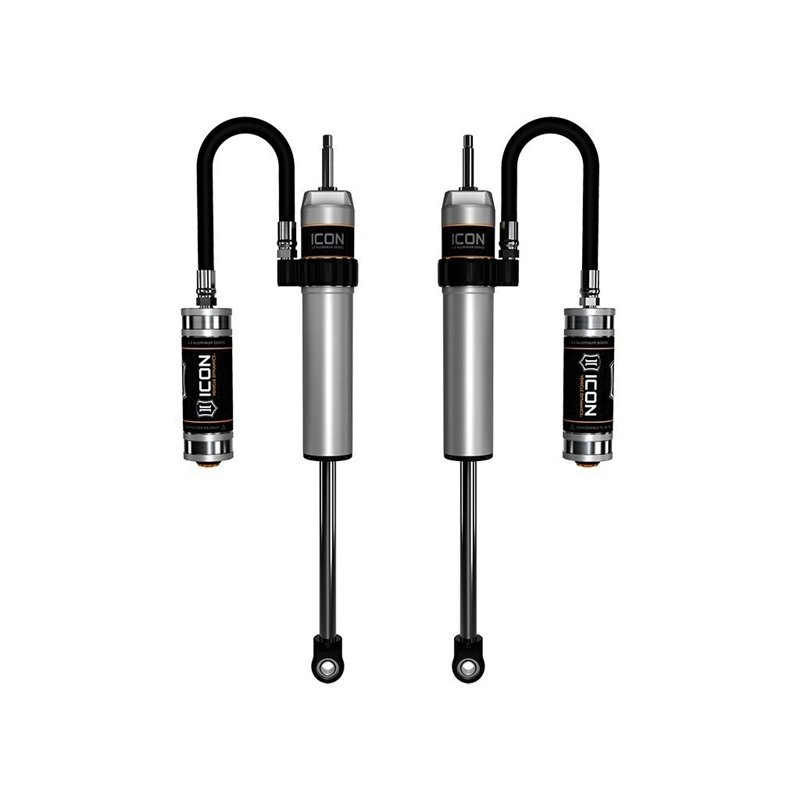 ICON Alloys | 2005-2023 Toyota Tacoma, 6 Lift, Rear, 2.5 VS Remote Reservoir Shocks, Pair - Tacoma 2.7L / 3.5L / 4.0L 2005-2023