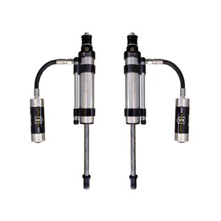 ICON Alloys | 2005-2023 Toyota Tacoma, 0-1.5 Lift, Rear, 2.5 Omega Bypass Remote Reservoir Shocks, Pair - Tacoma 2.7L / 3.5L / 4