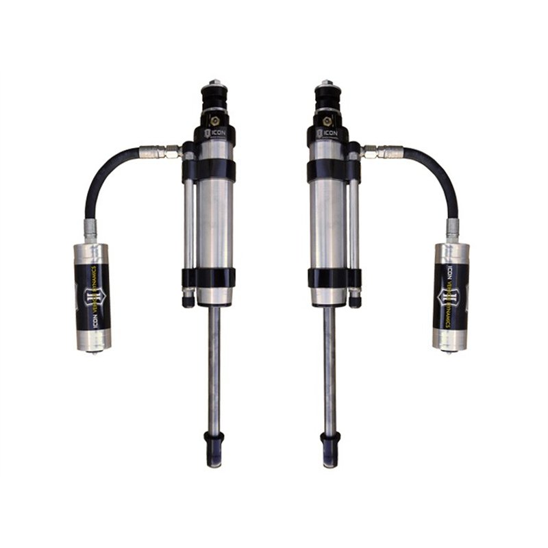 ICON Alloys | 2005-2023 Toyota Tacoma, 0-1.5 Lift, Rear, 2.5 Omega Bypass Remote Reservoir Shocks, Pair - Tacoma 2.7L / 3.5L / 4