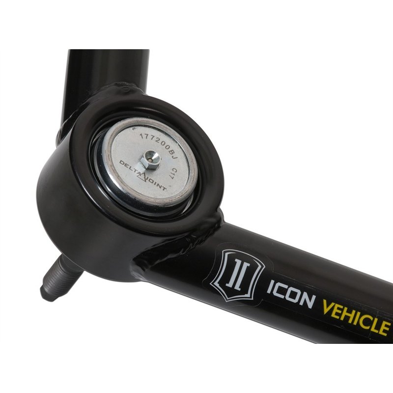 ICON Alloys | 2007-2016 GM 1500, Tubular Upper Control Arm Kit w/Delta Joint, Small Taper - Chevrolet / GMC 2007-2016