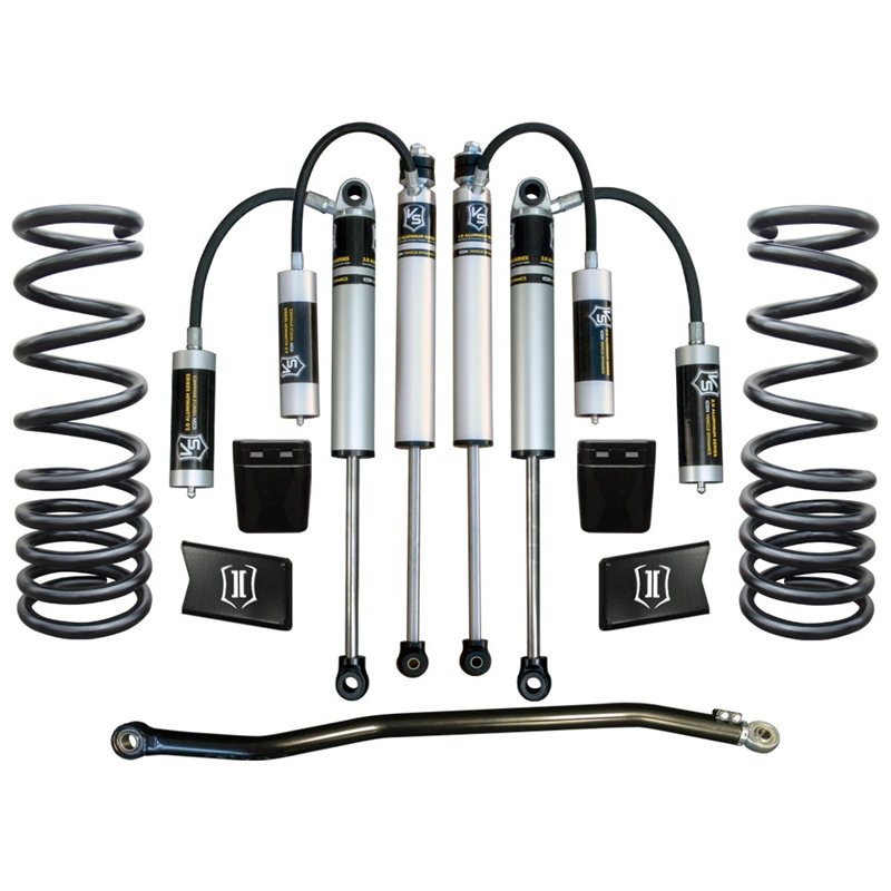 ICON Alloys | 2003-12 Ram 2500/3500 4WD, 2.5in Lift, Stage 2 Suspension System - Ram 2500 / 3500 5.9L / 6.7L 2003-2013