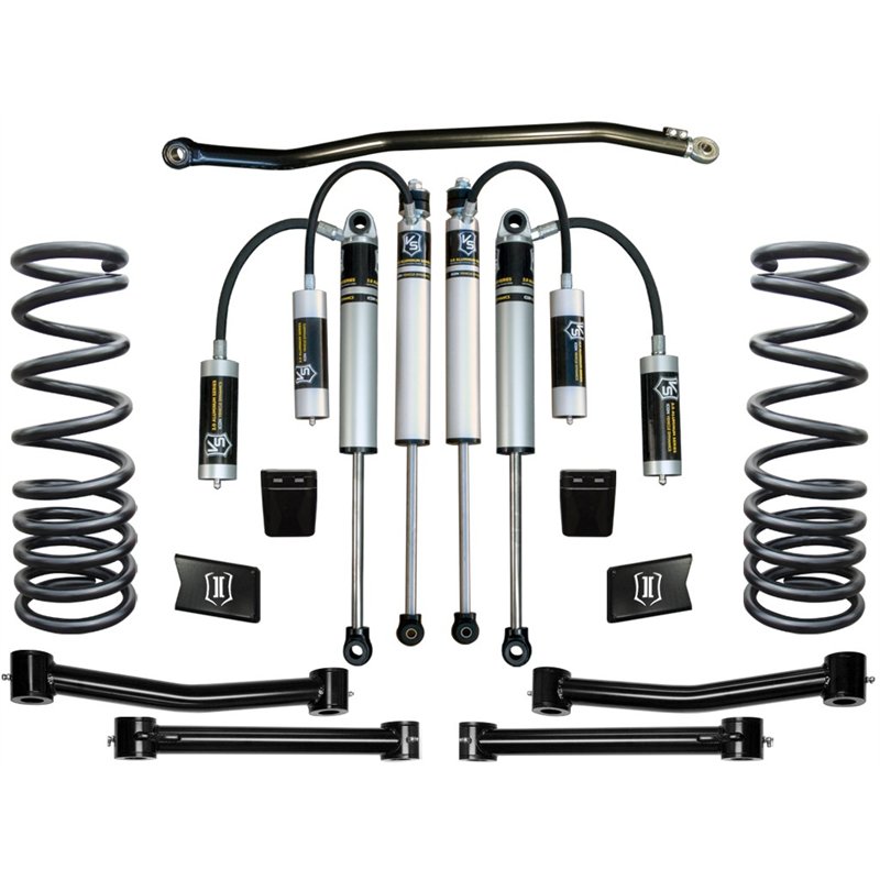 ICON Alloys | 2003-12 Ram 2500/3500 4WD, 2.5in Lift, Stage 3 Suspension System - Ram 2500 / 3500 5.9L / 6.7L 2003-2013