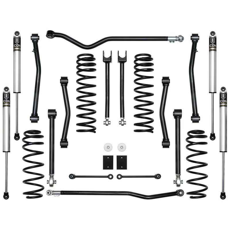 ICON Alloys | 2018-Up Jeep JL Wrangler, 2.5in Lift, Stage 4 Suspension System - Wrangler (JL) 2018-2022