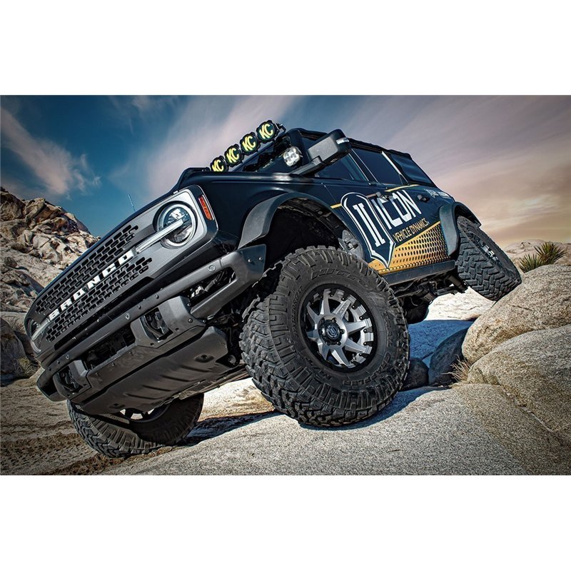 ICON Alloys | 2021-2023 Bronco Sasquatch, 2-3in Lift, Stage 3 Suspension System, Tubular UCA - Bronco 2.3T / 2.7T 2021-2023