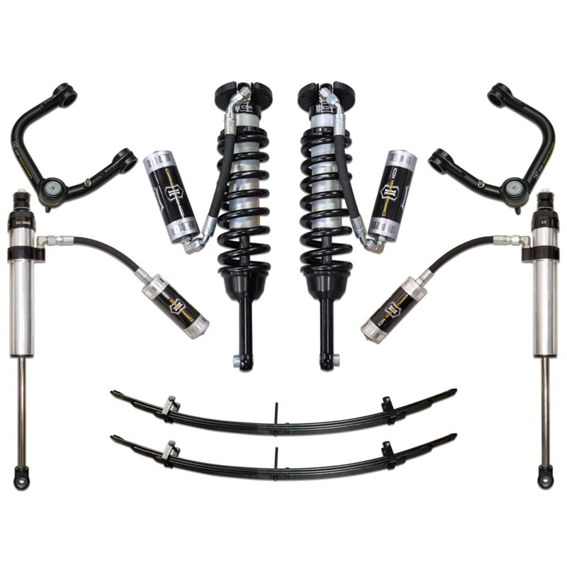 ICON Alloys | 2005-2015 Toyota Tacoma 0-3.5in Lift/2016-2023 Tacoma 0-2.75in Lift, Stage 5 Suspension System, Tubular UCA - Taco