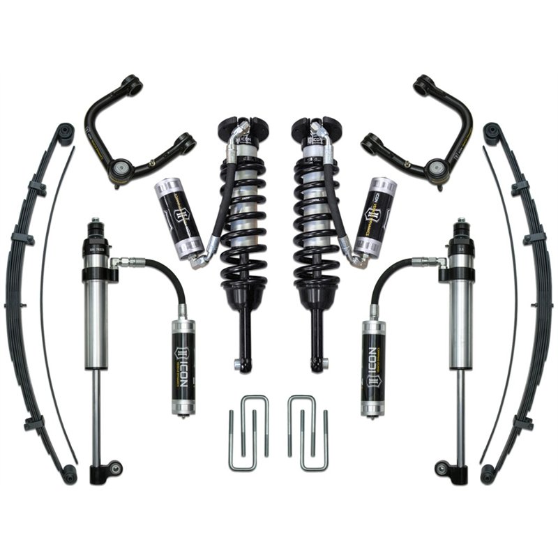 ICON Alloys | 2005-2015 Toyota Tacoma 0-3.5in Lift/2016-2023 Tacoma 0-2.75in Lift, Stage 8 Suspension System, Tubular UCA - Taco