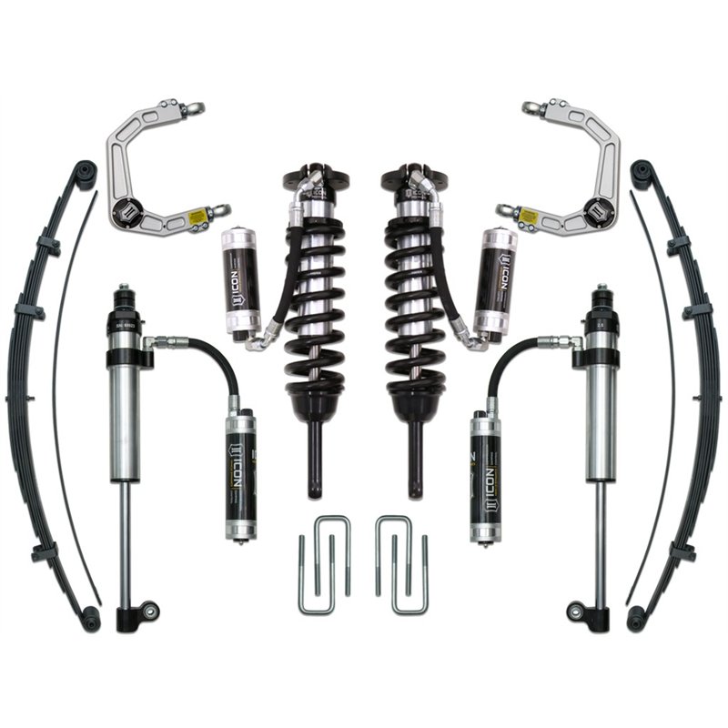 ICON Alloys | 2005-2015 Toyota Tacoma 0-3.5in Lift/2016-2023 Tacoma 0-2.75in Lift, Stage 9 Suspension System, Billet UCA - Tacom