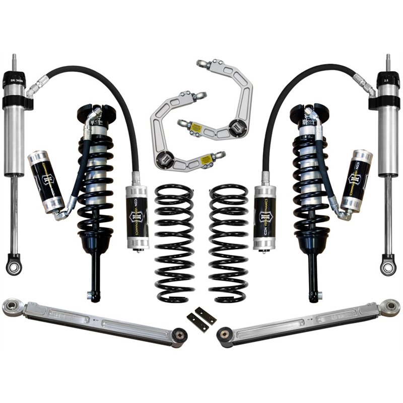 ICON Alloys | 2010-2023 Toyota 4Runner/2010-2014 Toyota FJ Cruiser, 0-3.5in Lift Stage 5 Suspension System, Billet UCA - 4Runner